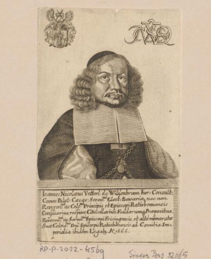 Portrait of Johann Nikolaus Vetterl