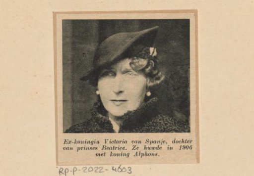 Portrait of Queen Victoria Eugénie