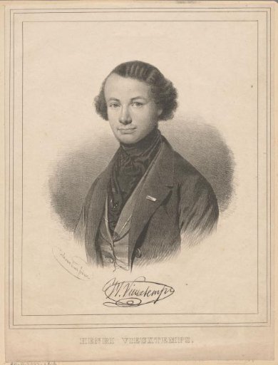 Portrait of Henri Vieuxtemps