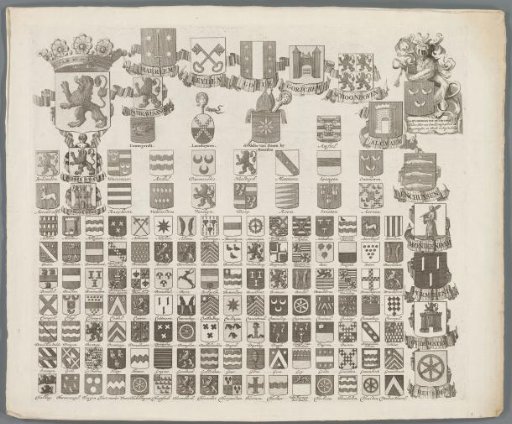 Coat of arms map, upper right sheet