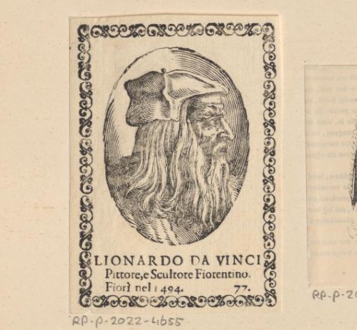 Portrait of Leonardo da Vinci