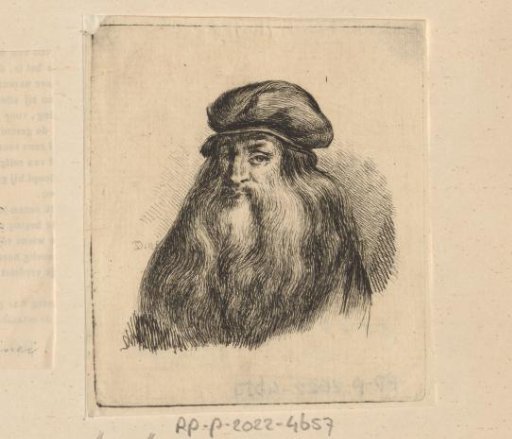 Portrait of Leonardo da Vinci