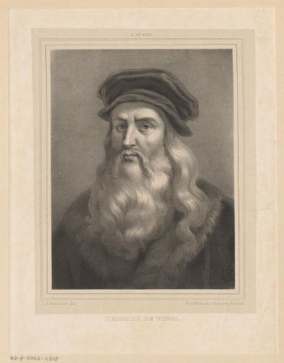 Portrait of Leonardo da Vinci