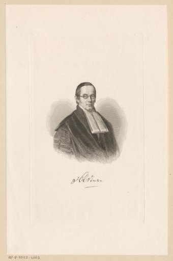 Portrait of Henricus Egbertus Vinke