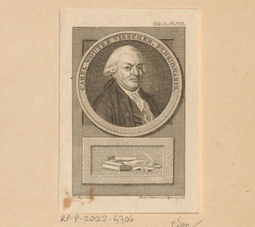 Portrait of Carel Wouter Visscher