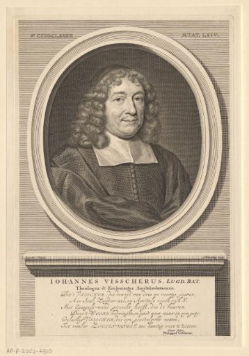 Portrait of Johannes Visscher at the age of 64