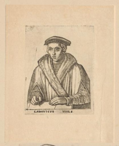 Portrait of Juan Luis Vives