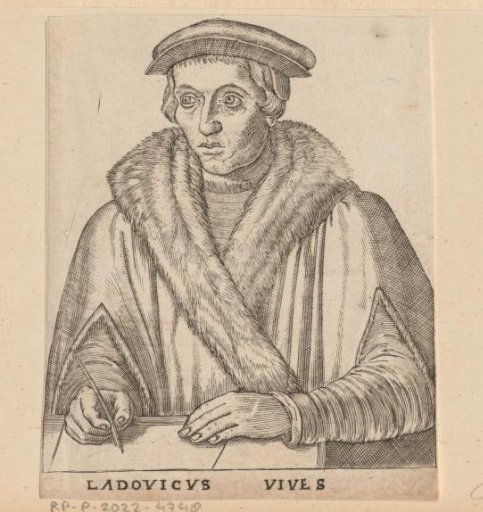 Portrait of Juan Luis Vives