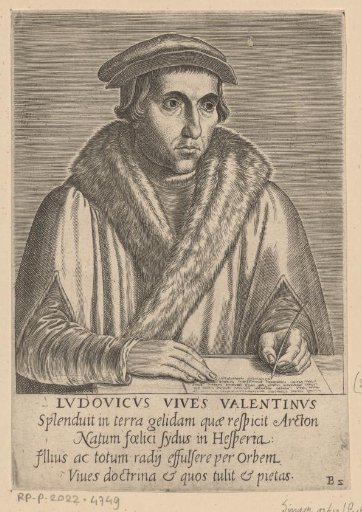 Portrait of Juan Luis Vives