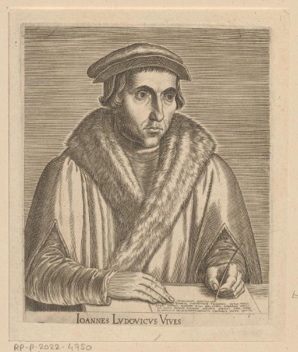 Portrait of Juan Luis Vives