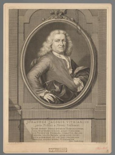Portrait of Johannes Jacobus Vitriarius