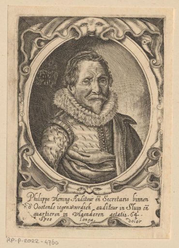 Portrait of Philippe Fleming at the age of 64