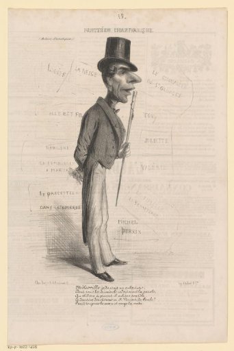Caricature of Mélesville