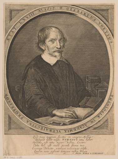 Portrait of Gijsbert Voet at the age of 68