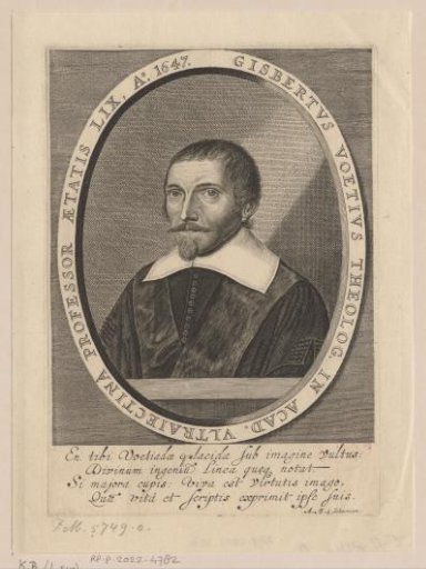 Portrait of Gijsbert Voet at the age of 59