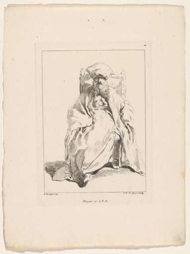 Seated man