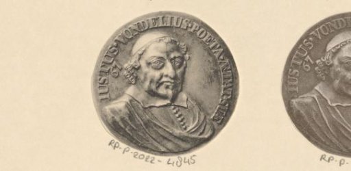 Obverse of a Medal with a Portrait of Joost van den Vondel
