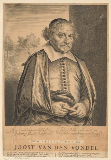 Portrait of Joost van den Vondel