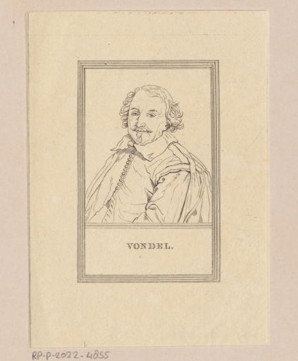 Portrait of Joost van den Vondel