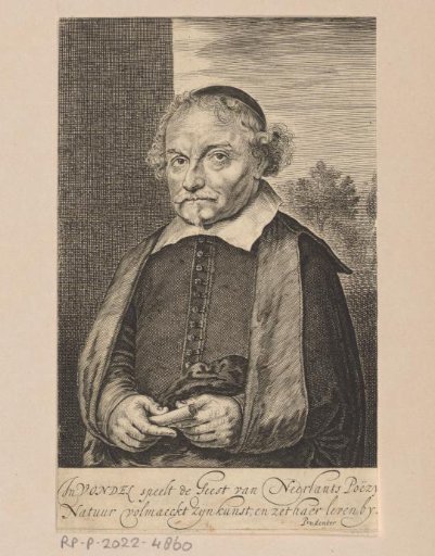 Portrait of Joost van den Vondel