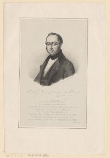 Portrait of Pieter Otto Coenraad Vorsselman de Heer