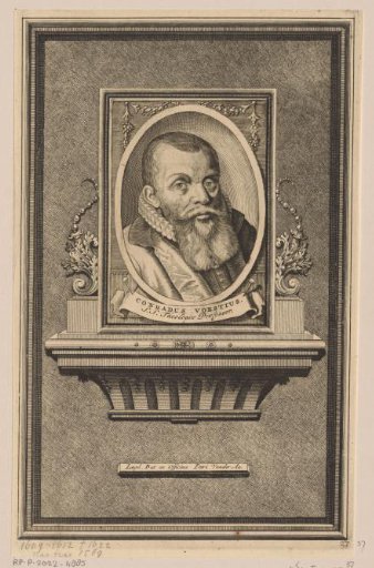 Portrait of Conradus Vorstius