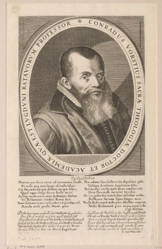 Portrait of Conradus Vorstius