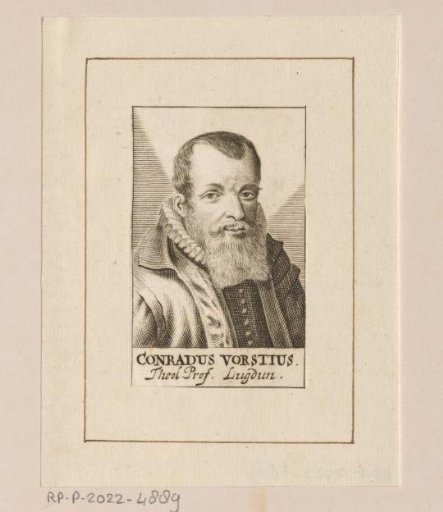Portrait of Conradus Vorstius