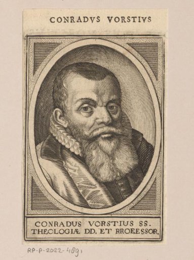 Portrait of Conradus Vorstius