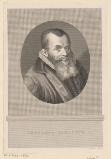 Portrait of Conradus Vorstius