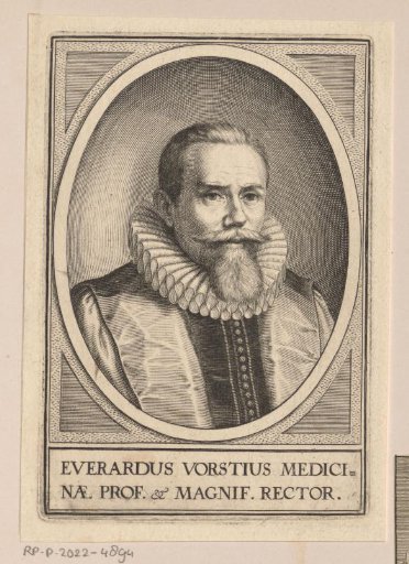 Portrait of Aelius Everardus Vorstius