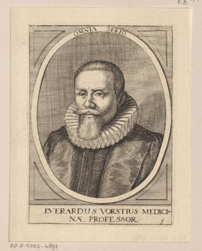 Portrait of Aelius Everardus Vorstius
