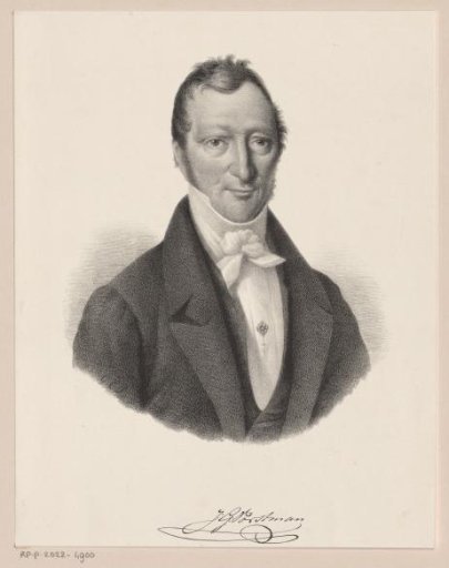 Portrait of Johannes Gerardus Vorstman