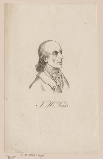 Portrait of Johann Heinrich Voss