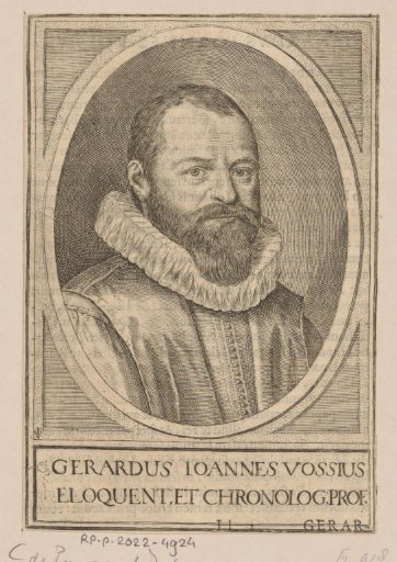 Portrait of Gerardus Joannes Vossius