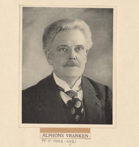 Portrait of Alphons Vranken