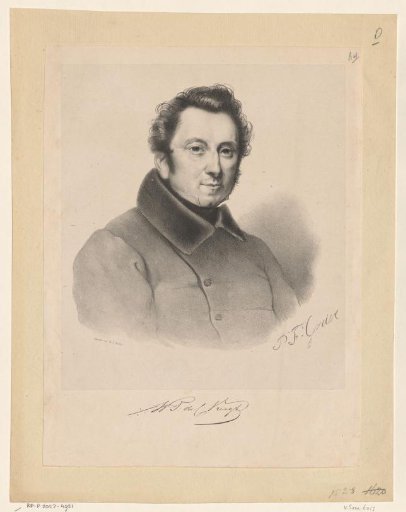 Portrait of Willem Pasques de Chavonnes Vrugt