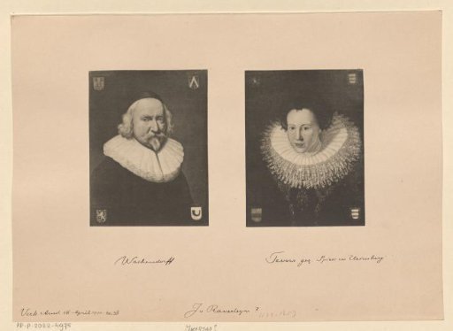 Portraits of Caspar van Wachendorff and Machteld Tessers Spies