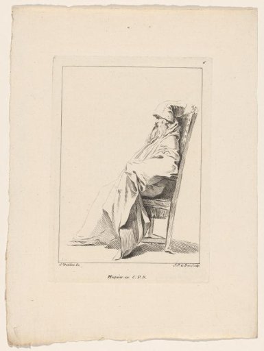 Seated figure, facing left