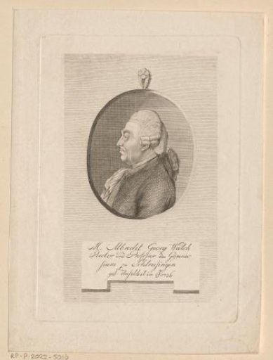 Portrait of Albrecht Georg Walch