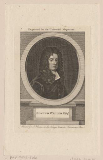 Portrait of Edmund Waller