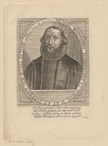 Portrait of Michael Walther at the age of 42