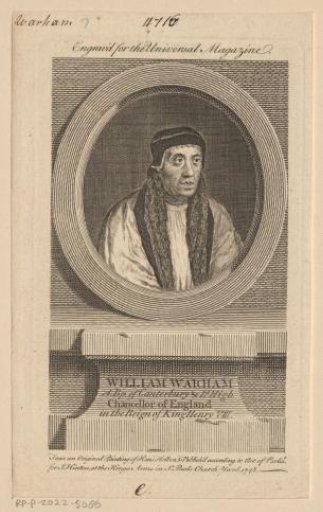 Portrait of William Warham