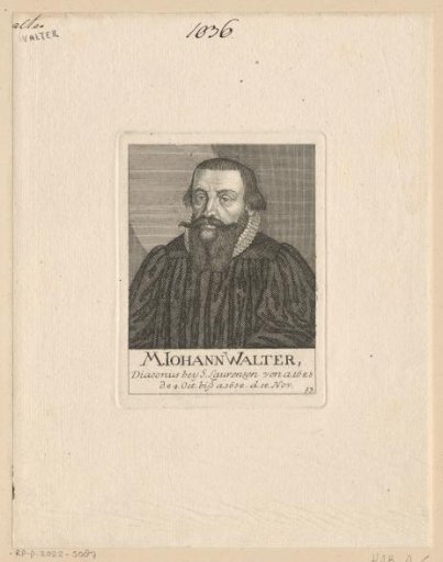 Portrait of Johann Walter