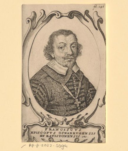 Portrait of Franz Wilhelm von Wartenberg