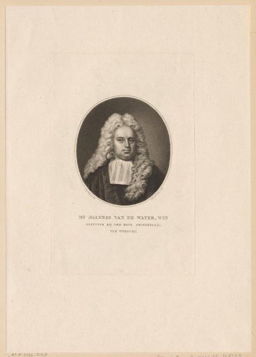 Portrait of Johan van de Water