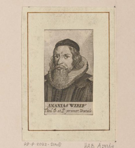 Portrait of Ananias Weber