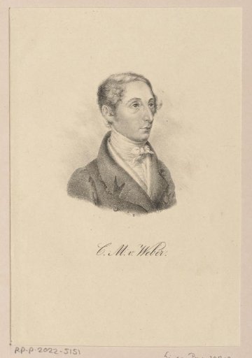 Portrait of Carl Maria von Weber