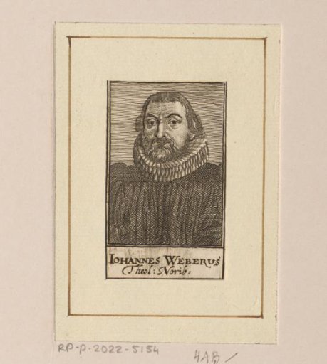 Portrait of Johannes Weber