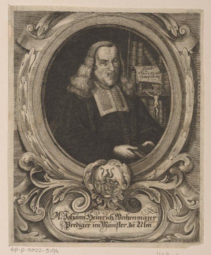 Portrait of Johann Heinrich Weyhenmayer